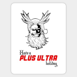 All Might Plus Ultra Holiday - My Hero Academia Christmas Magnet